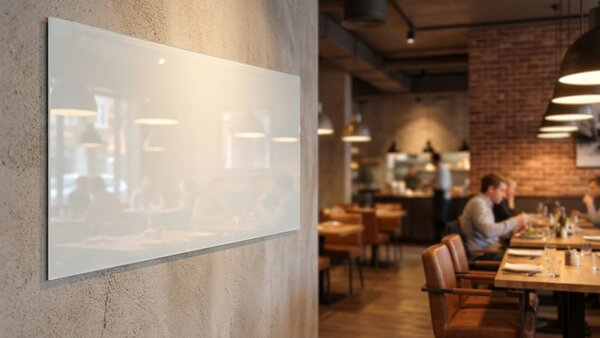 Skleněná tabule 120 x 60 cm ALLboards CLASSIC TS120x60W