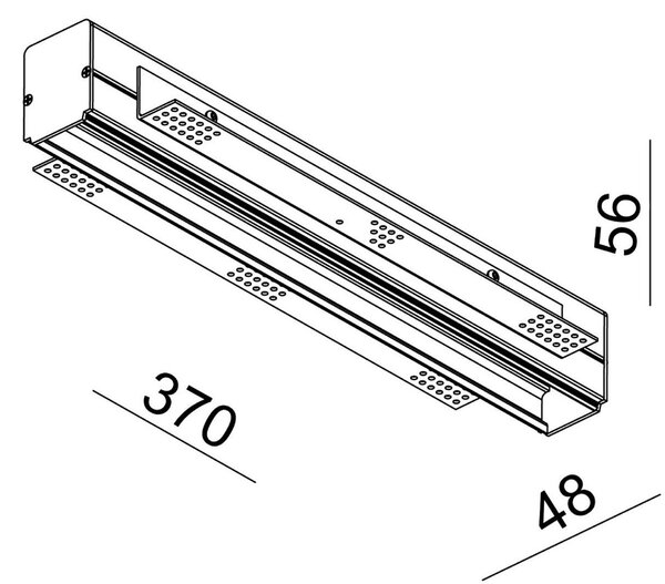 IMPR 565255 Zápustné svítidlo Ceti 15 Hide černá 30W LED 2900K 1895lm - DEKOLIGHT