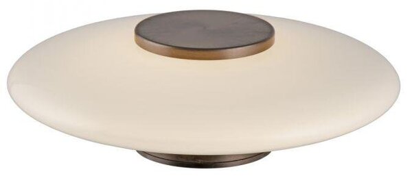 Paul Neuhaus Stropní/nástěnné LED svítidlo PURE Vitrum, 13W, ø 22 cm, 2700 stmívatelné Barva: Hnědá
