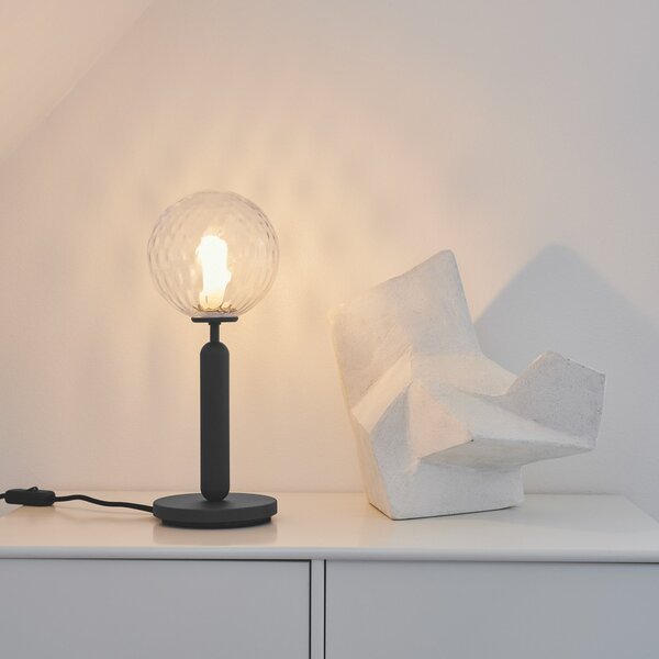 Stolní lampa Nuura Aps, Miira Table, Černá, Obývací pokoj, Kov, Design