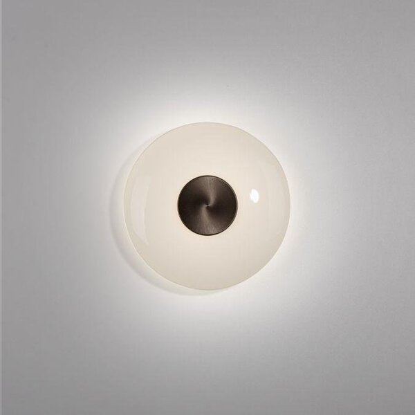 Paul Neuhaus Stropní/nástěnné LED svítidlo PURE Vitrum, 13W, ø 22 cm, 2700 stmívatelné Barva: Hnědá