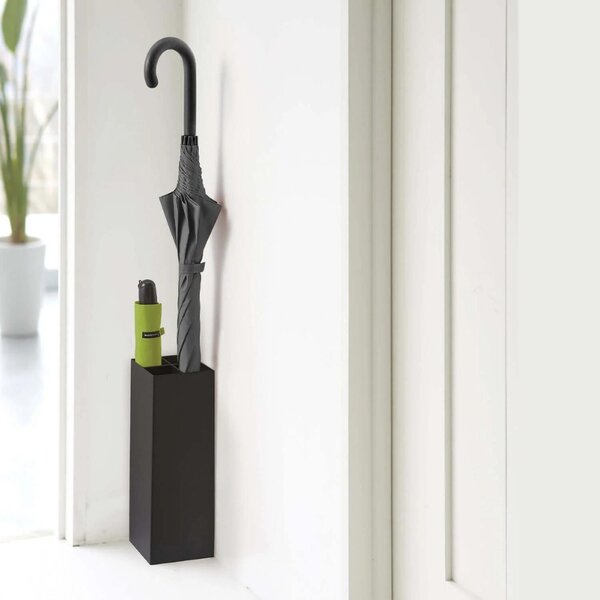 Černý kovový stojan na deštníky Yamazaki Smart 30 cm