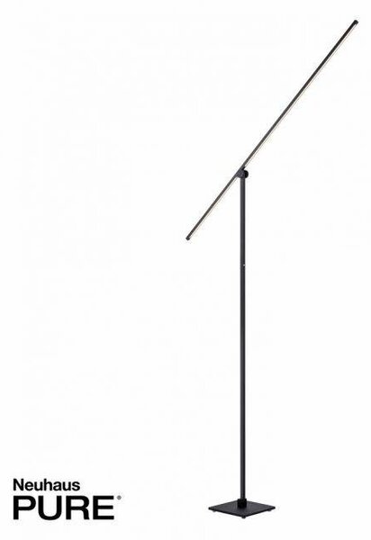 Paul Neuhaus Stojací LED lampa PURE GRAFO, 16W, v. 219 cm, 3000K stmívatelná