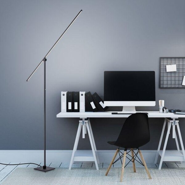 Paul Neuhaus Stojací LED lampa PURE GRAFO, 16W, v. 219 cm, 3000K stmívatelná