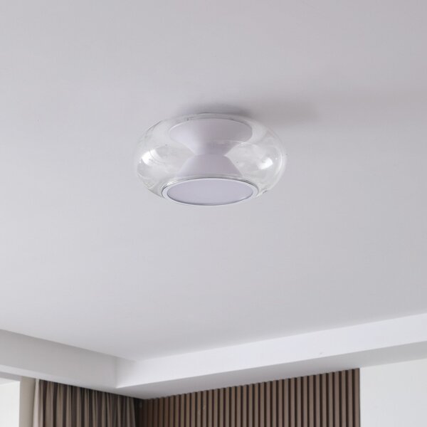 Stropní Lampa Lucande, Orasa, Transparentní, Chodba, Sklo, Moderní