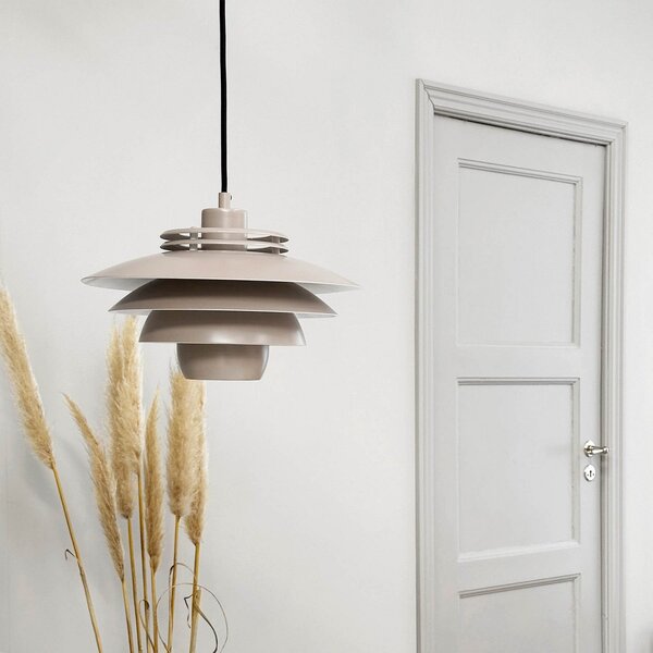 Závěsná svítidlo Dyberg Larsen, Ejka mini, stmívatelné, Béžová, Obývací pokoj, Kov, Design