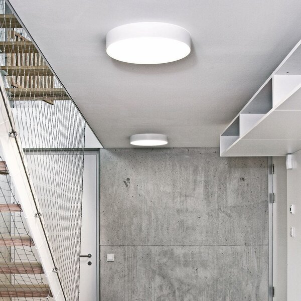 Stropní Lampa LOOM DESIGN, Lucia, stmívatelné, Bílá, Obývací pokoj, Kov, Moderní