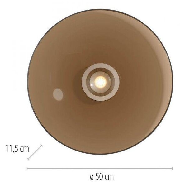 Paul Neuhaus Stropní LED svítidlo PURE MOON, 31W, ø 50 cm, 2700 stmívatelné