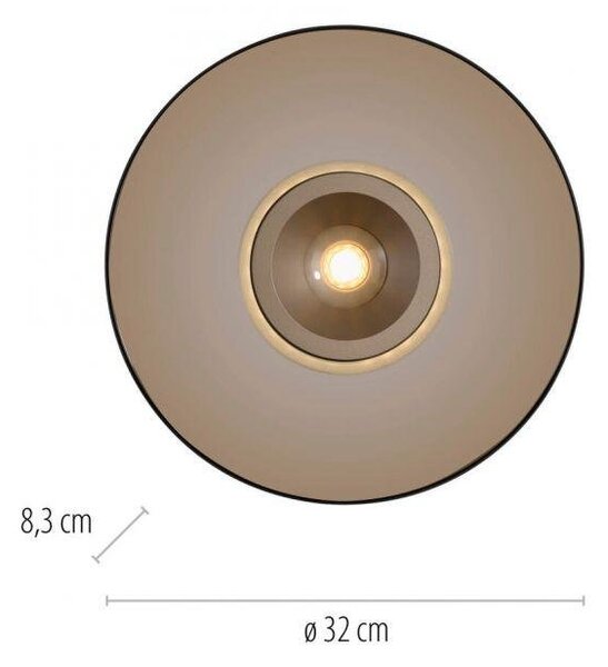 Paul Neuhaus Stropní LED svítidlo PURE MOON, 22W, ø 32 cm, 2700 stmívatelné