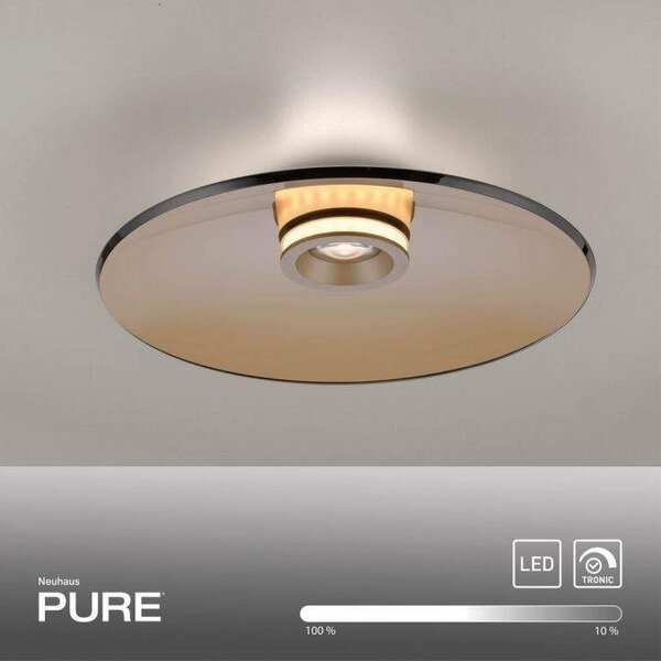 Paul Neuhaus Stropní LED svítidlo PURE MOON, 31W, ø 50 cm, 2700 stmívatelné