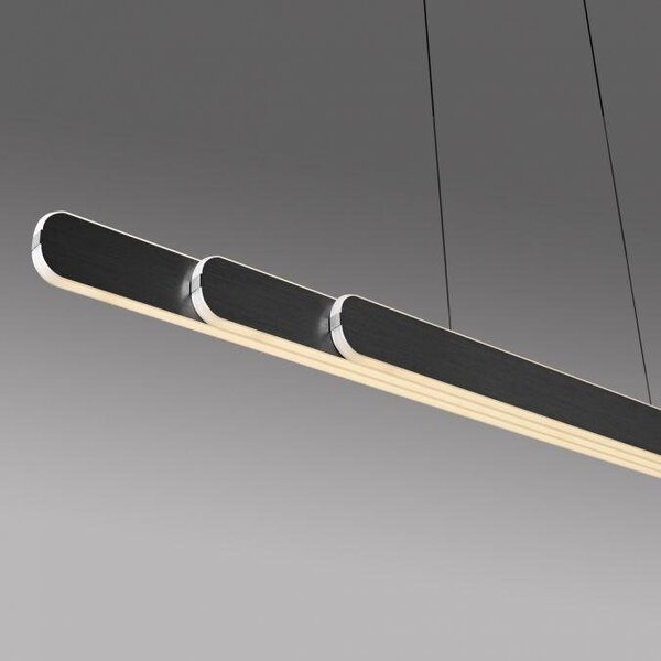 Paul Neuhaus Závěsné LED svítidlo ADRIANA, 56W, v. 180 cm, CCT 2700-5000K, elektricky nastavitelná výška Barva: Hnědá