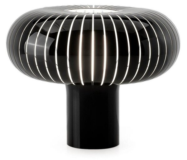 Stolní lampa Kartell, Teresa, stmívatelné, Černá, Obývací pokoj, Plast, Design