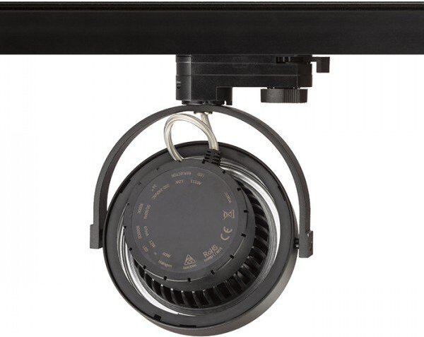KELLY LED pro tříokr. lištu černá 230V LED 12W 24° 3000K - RED - DESIGN RENDL