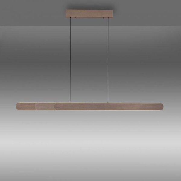 Paul Neuhaus Závěsné LED svítidlo ADRIANA, 56W, v. 180 cm, CCT 2700-5000K, elektricky nastavitelná výška Barva: Hnědá