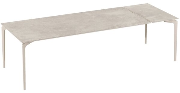Fast Hliníkový rozkládací jídelní stůl Allsize, Fast, obdélníkový 221-271x101x74 cm, rám hliník barva dle vzorníku, deska keramika kat. R1 barva dle vzorníku
