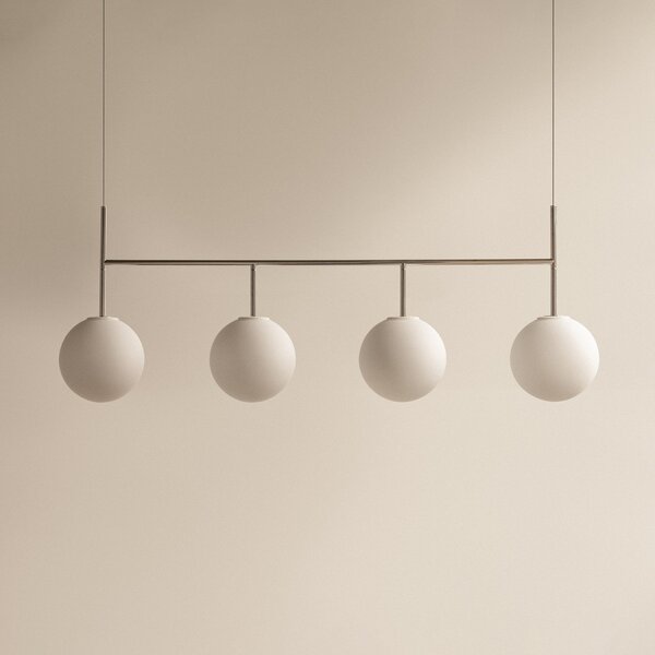 Závěsná svítidlo Audo Copenhagen, TR Bulb Frame, stmívatelné, Bílá, Obývací pokoj, Sklo, Design