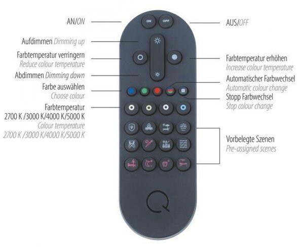 Paul Neuhaus Stolní LED lampa Q-AKUSTIK, 15W, v. 60 cm, ZigBee, CCT 2700-5000K