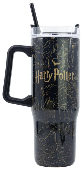Nerezový termohrnek s brčkem, 940ml, Stor, Harry Potter