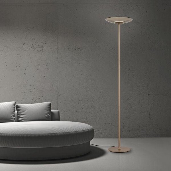 Paul Neuhaus Stojací LED lampa PURE MOON 23,5W, v. 180 cm, 2700K stmívatelná