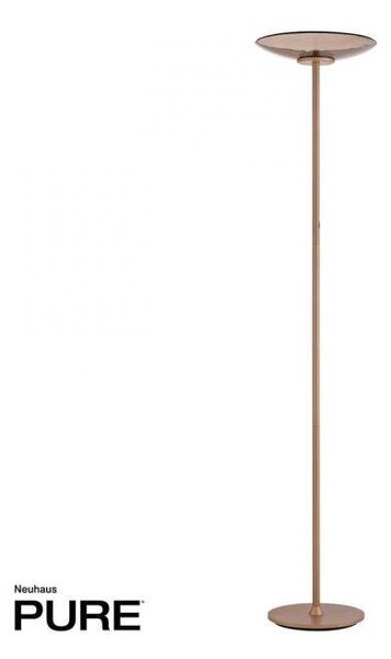 Paul Neuhaus Stojací LED lampa PURE MOON 23,5W, v. 180 cm, 2700K stmívatelná