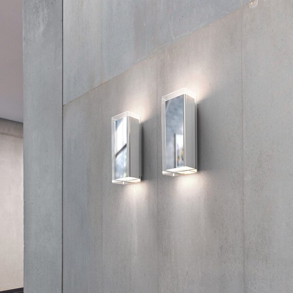 Nástěnná Svítidla Serien Lighting, Rod Wall, stmívatelné, Metalická, Obývací pokoj, Sklo, Design