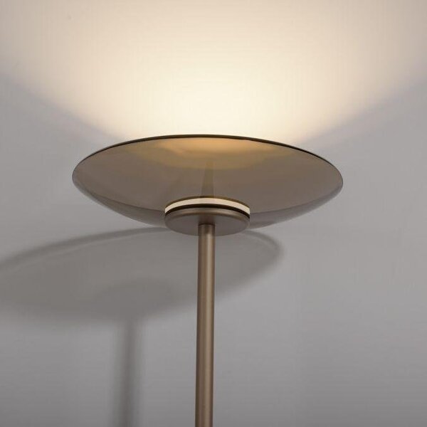 Paul Neuhaus Stojací LED lampa PURE MOON 23,5W, v. 180 cm, 2700K stmívatelná