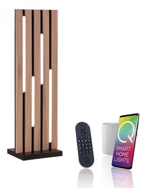 Paul Neuhaus Stolní LED lampa Q-AKUSTIK, 15W, v. 60 cm, ZigBee, CCT 2700-5000K