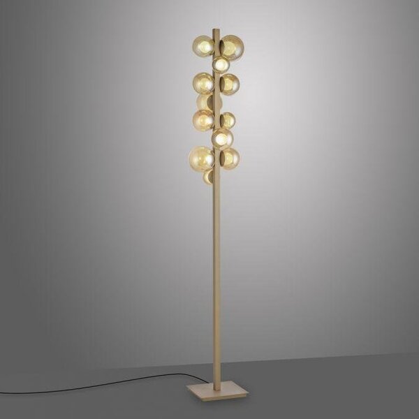 Paul Neuhaus Stojací LED lampa PURE POPUP, 32W, v. 160 cm, CCT 2700-5000K Barva: Zlatá