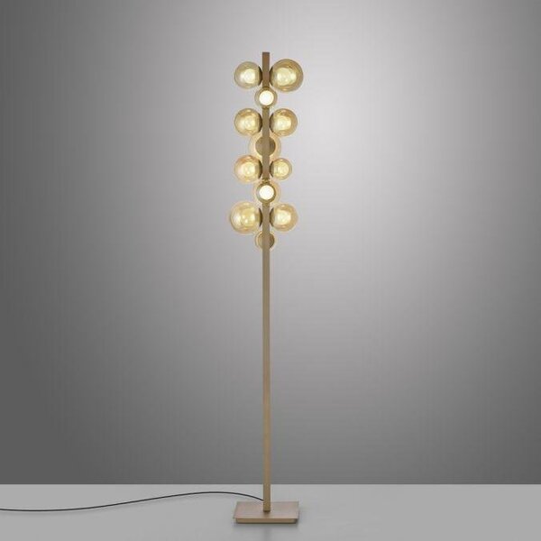 Paul Neuhaus Stojací LED lampa PURE POPUP, 32W, v. 160 cm, CCT 2700-5000K Barva: Zlatá