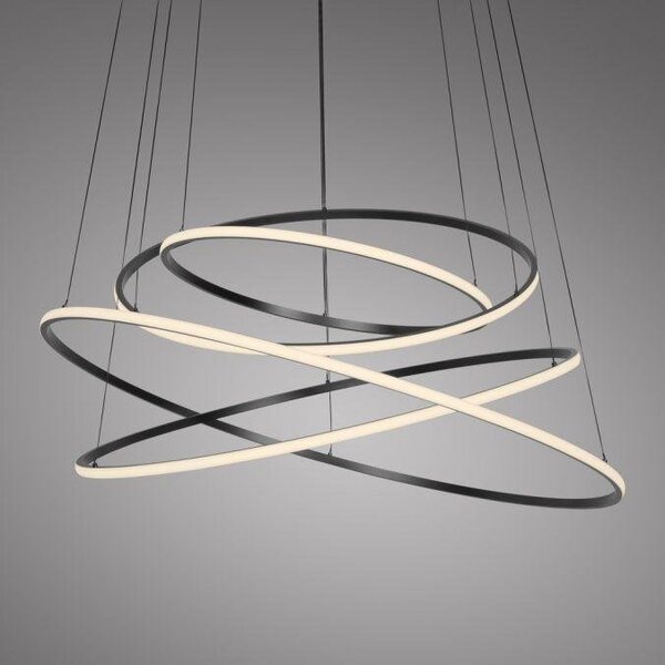 Paul Neuhaus Závěsné LED svítidlo PURE E-Flying Rings, 62W, ø 110 cm, CCT 2700-5000K