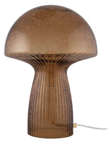 Stolní lampa Globen Lighting, Hnědá / Rezavá, Obývací pokoj, Sklo