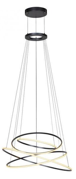 Paul Neuhaus Závěsné LED svítidlo PURE E-Flying Rings, 62W, ø 110 cm, CCT 2700-5000K