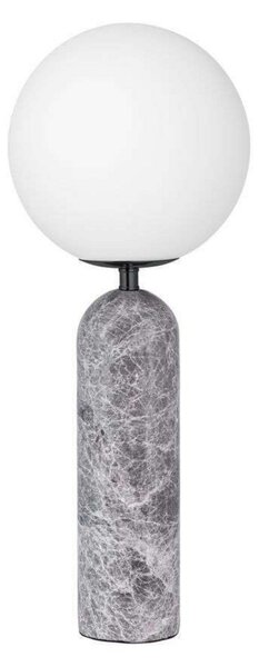 Stolní lampa Globen Lighting, Torrano, Šedá, Obývací pokoj, Sklo, Design