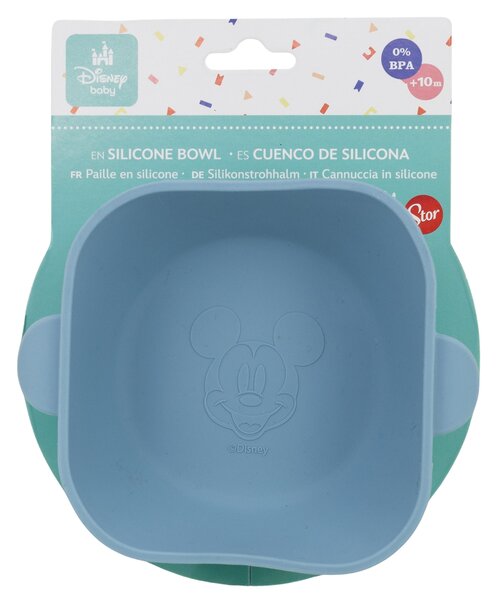 Dětská silikonová miska s přísavkou, Stor, Mickey
