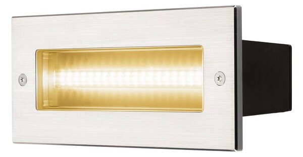 LA 233650 BRICK venkovní nástěnné vestavné svítidlo LED 3000K nerez IP67 230V 950lm 10W - BIG WHITE (SLV)