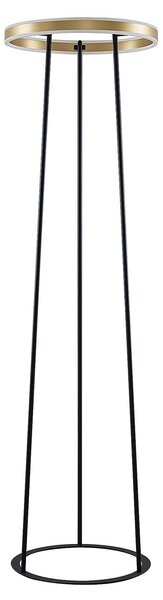 Stojací Lampa Lucande, Seppe, stmívatelné, Černá, Obývací pokoj, Kov, Design