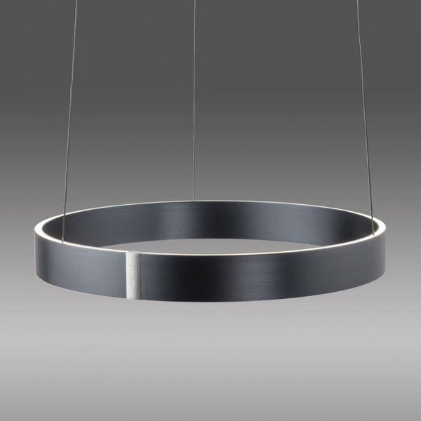 Paul Neuhaus Závěsné LED svítidlo PURE E-Popup, 51W, ø 50 cm, 2700-5000K Barva: Šedá