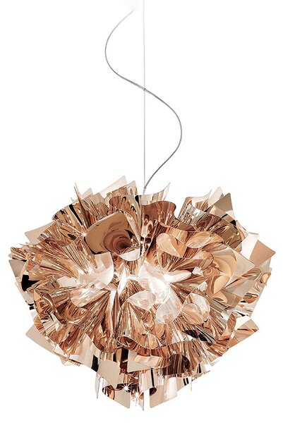 Závěsná svítidlo Slamp, VELI, stmívatelné, Měděná, Obývací pokoj, Plast, Design