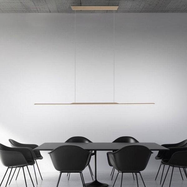 Paul Neuhaus Závěsné LED svítidlo PURE SURFACE, 21W, 125x25 cm, 3000K