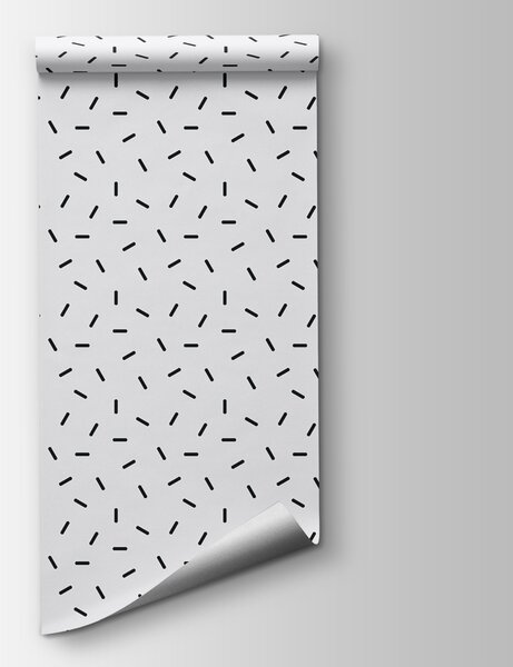 Fototapeta Vzor černých čar, Geometrické fototapety, Populární fototapety, u98564 - Tapeko.co.cz