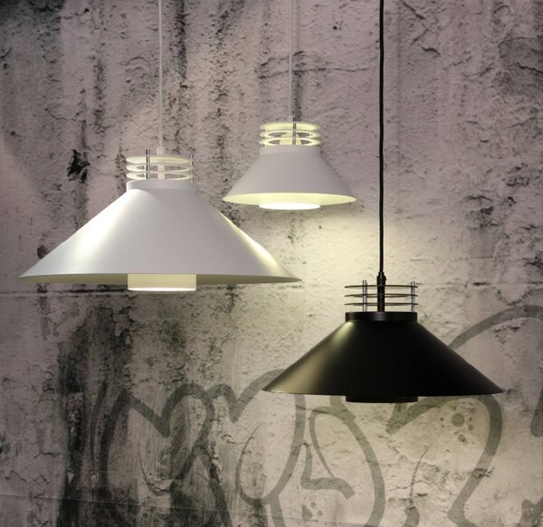 Závěsná svítidlo CPH Lighting, Bílá, Obývací pokoj, Hliník