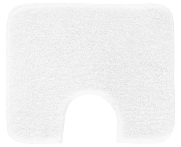 Grund WC předložka s výřezem Melange bílá, 50 x 60 cm