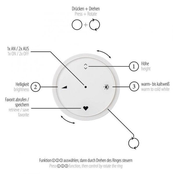 Paul Neuhaus Závěsné LED svítidlo PURE E-Loop, 50W, ø 50 cm, 2700-5000K Barva: Mystická šedá