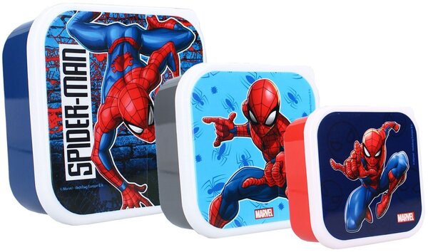 Svačinové boxy Spider-Man - sada 3 ks