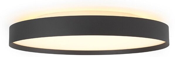 Stropní Lampa Halo Design, stmívatelné, Černá, Ložnice, Plast