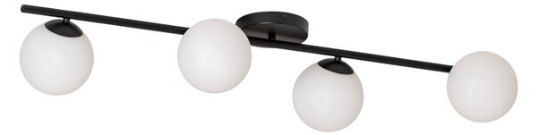 Stropní Lampa Euluna, Glassy, stmívatelné, Černá, Obývací pokoj, Sklo, Moderní