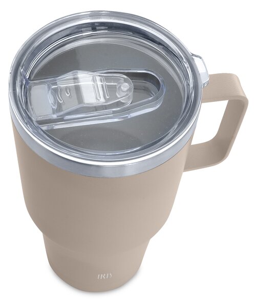 Termohrnek Tumbler s rukojetí, 850ml, Iris Barcelona, béžová