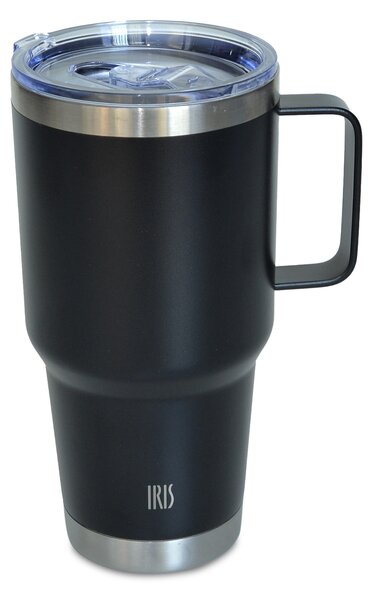 Termohrnek Tumbler s rukojetí, 850ml, Iris Barcelona, černá