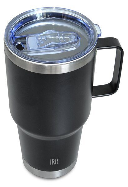 Termohrnek Tumbler s rukojetí, 850ml, Iris Barcelona, černá