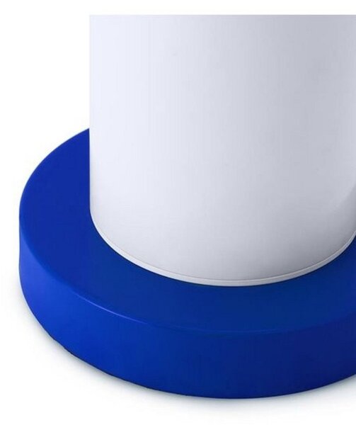 Stolní lampa Normann Copenhagen, Modrá, Obývací pokoj, Hliník